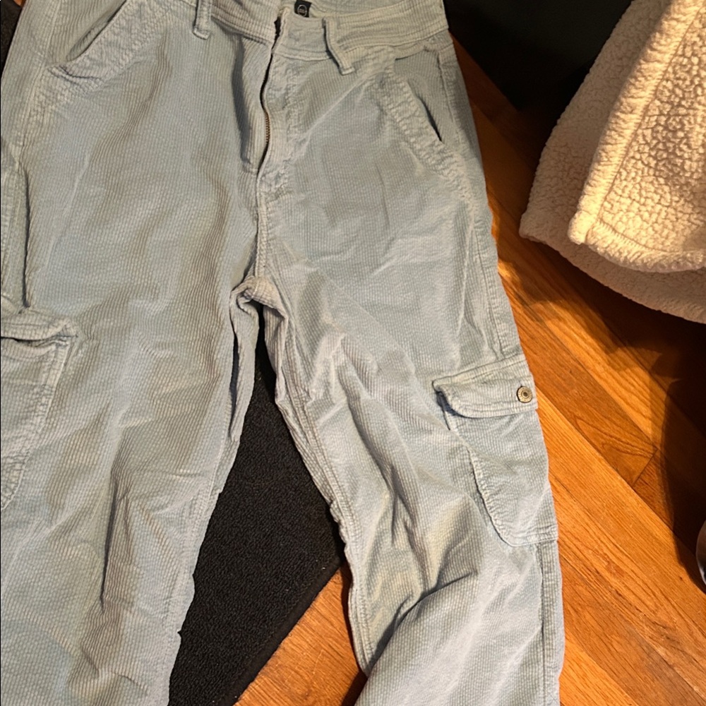 American Eagle Outfitters Light Blue Cargo Pants